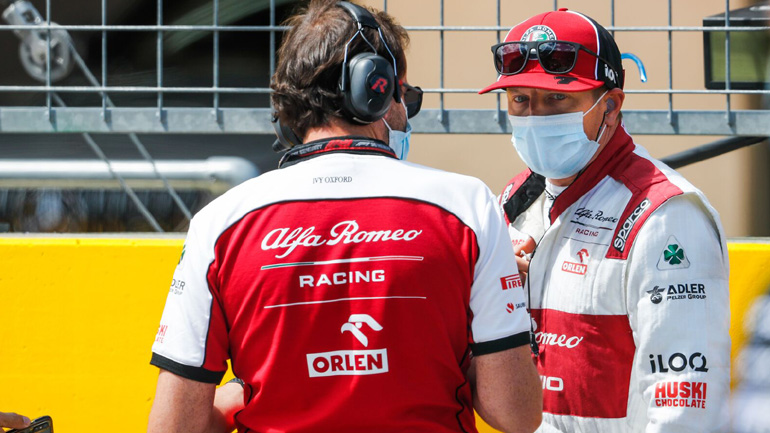 Τα «γαλλικά» του Raikkonen στον μηχανικό του